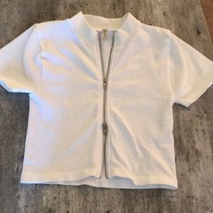 White Crop Top